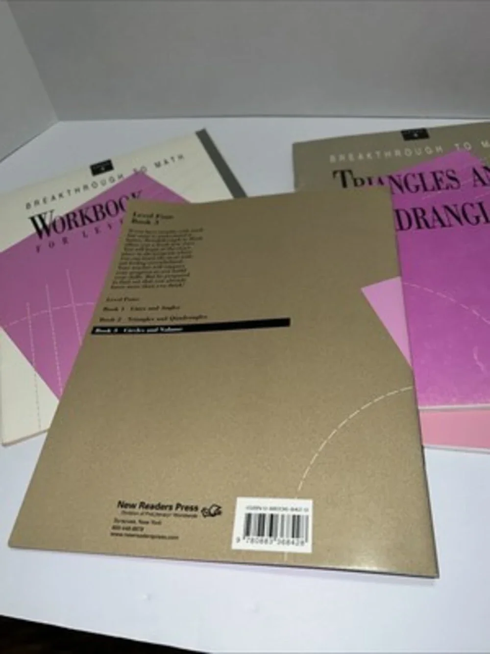 Breakthrough To Math Level 4 Set With Workbook (drawn On Back)